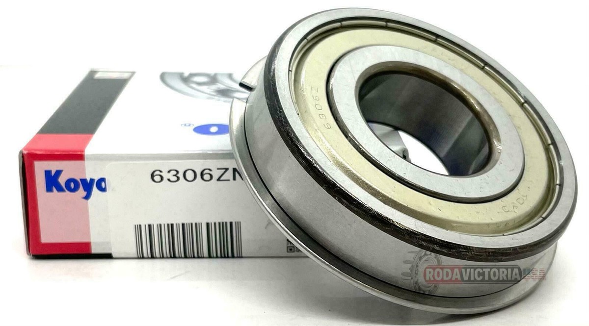 KOYO 6306 Z NR C3 Bearing With Snapring & Groove Premium Brand