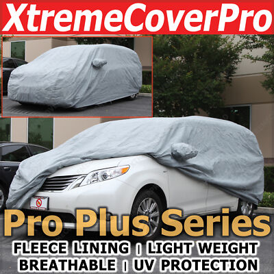 2015 TOYOTA SIENNA LE SE XLE Breathable Car Cover W/Fleece - Black