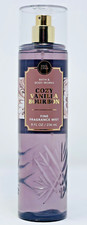 BATH  BODY WORKS COZY VANILLA BOURBON FINE FRAGRANCE MIST BODY SPRAY 8 OZ NEW