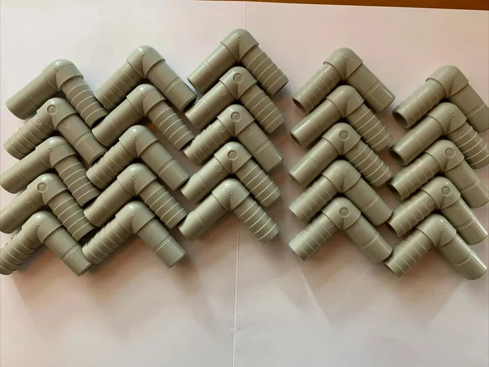 (10Pk) 3/8" to 1/2'' John Guest Speedfit Acetal Reducing Union Elbow PI211612S - Image 2 of 3