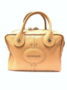 longchamp yellow leather bag