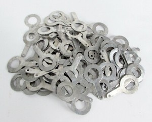 Lot of (100) Paddle Spacer Overall Length 1-5/8" Outer Dia 0.87" Inner Dia 0.58"