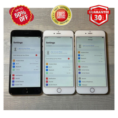 Apple iPhone 6 Plus Unlocked ATT Tmobile -16GB/64GB- Silver/Space Gray