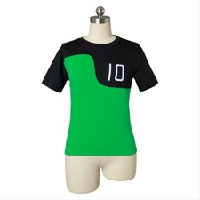 Ben 10 Alien Force Reboot Green T Shirt Tee Benjamin Kids Adult Cosplay Costume