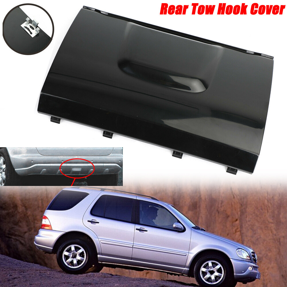 Rear Bumper Tow Hitch Hook Cover Cap Fit for Mercedes-Benz ML W163 1998-2005