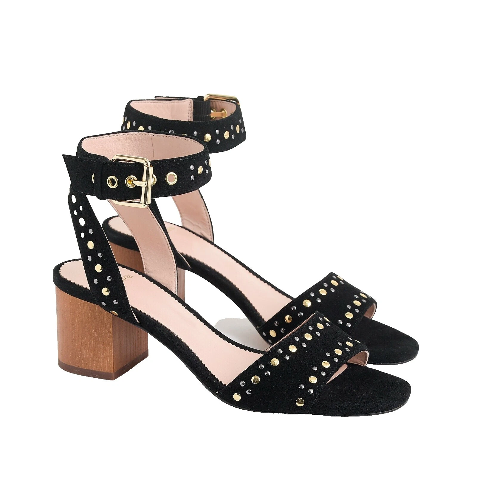 Sandalias Fiesta/Cóctel de gamuza con tachuelas para mujer