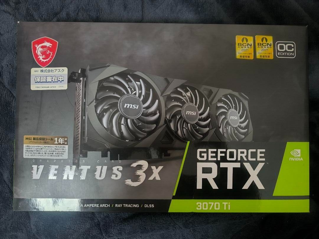 MSI GeForce RTX 3070 Ti Ventus 3X OC 8G ‎GDDR6X | eBay