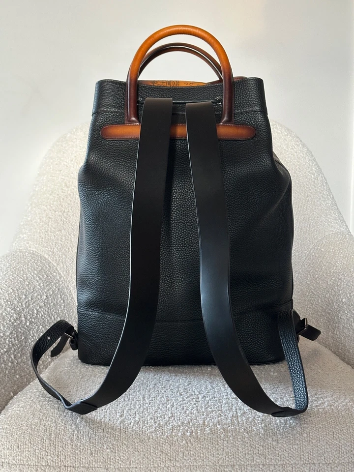 100% Подлинный Berluti горизонт скритто коричневый кожаный рюкзак сумка RRP £ 3900 новый - Изображение 3 из 4