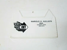 Vintage IMT Insurance Advertising Ice Scraper Tool Garwin IA Iowa Harold Nielsen