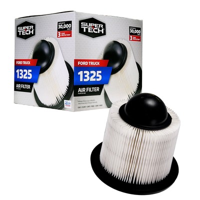 Super Tech 1325 Engine Air Filter,Replacement Filter for Ford high flow rates