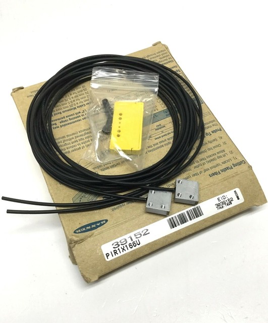 New Banner Engineering Pir1x166u Fiber Optic Cable Opposed Mode