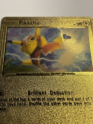 gold pikachu pokemon card value ex (136/106) your opponent takes 2 Prize cards. Pokmon TCG Pikachu V |