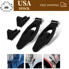 2 Pack Upgraded Hood Latch & Bracket for 1987-2011 Peterbilt & Kenworth