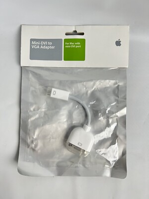 Apple OEM Video Adapter (Mini-DVI) to VGA - White (M9320G/A)