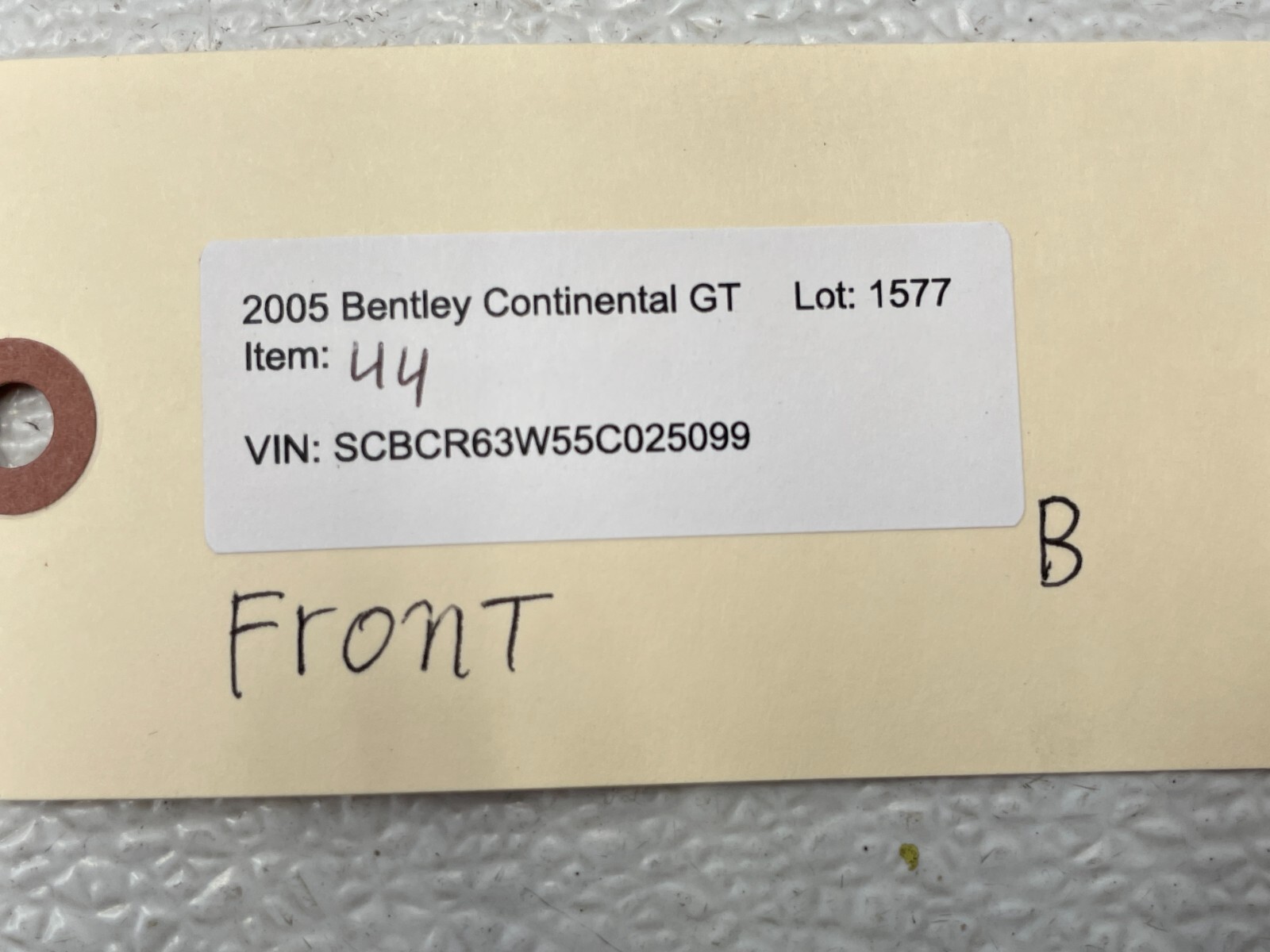 2005 Bentley Continental GT Engine Computer Control Module ECU ECM 6.0L 1577 OEM