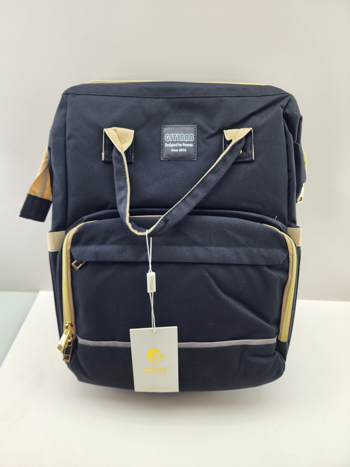GITIBAB Diaper Bag Backpack with Built-In Changing Station for Baby Essentials (1263)-image