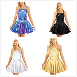 holographic overall dress