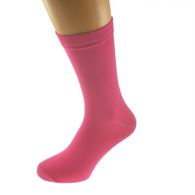 Einfache Hot Pink Socken in Herren-, Damen- und Kindergrößen - X6S116