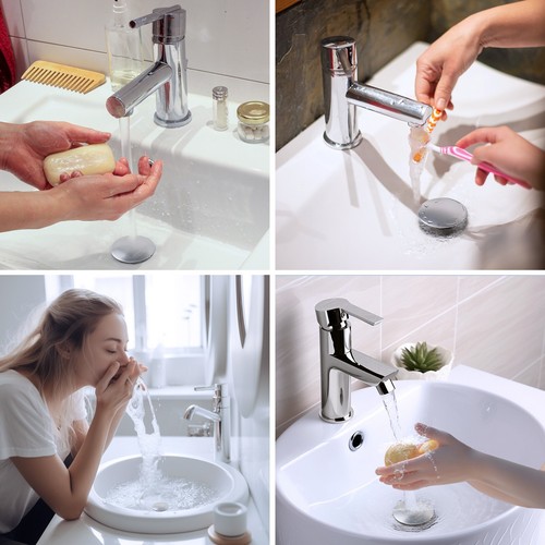 2 Pack Upgraded Bathroom Sink Stopper Universal Pop Up Sink Drain Strainer 2.3" - Picture 9 of 45