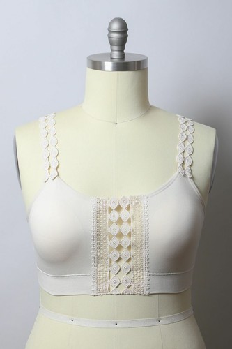 Sujetador Boho Encaje Aplique Bralette Talla Grande Traje de Baño Bikini Cami Prendas para la parte superior informal - Imagen 4 de 12