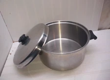 Saladmaster 7 Qt Stockpot T-304 Surgical Stainless Dutch Oven Fry Saute  Pan Lid