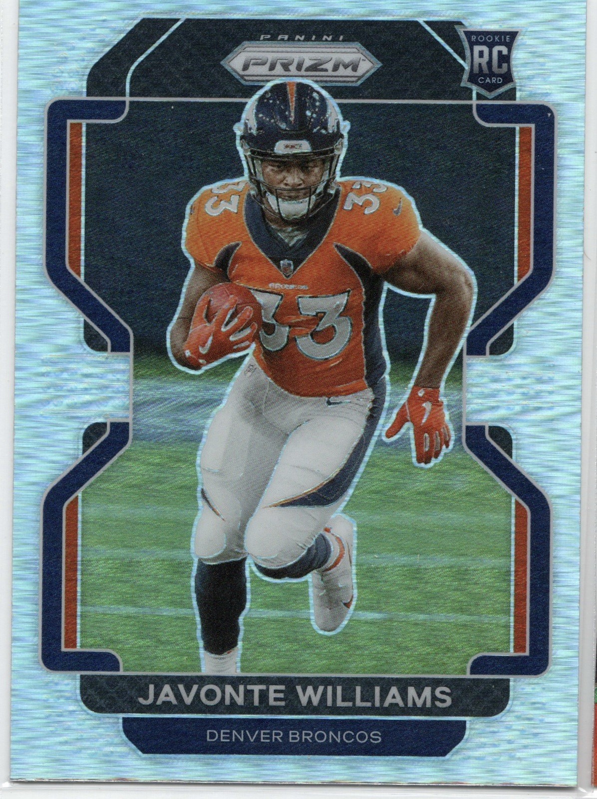 2021 Panini Prizm - Rookie Variation Javonte Williams #V-345 Silver Prizm (RC)