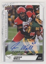 2020 Upper Deck CFL Auto Jamar Wall #140 Auto l5j
