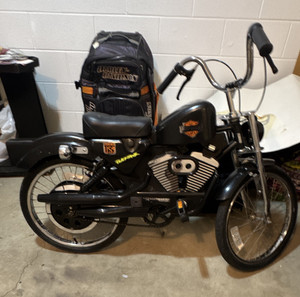 Harley-Davidson Kids Bike Black Chopper Style Cruiser Bar 20 in Wheels