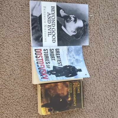 Nietzsche & Dostoevsky Book Bundle: Beyond Good & Evil, Crime & Punishment PB