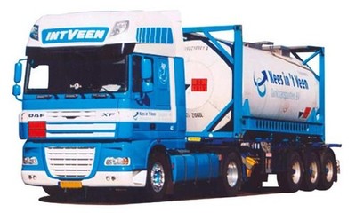 AWM LKW DAF XF 105 SSC/Aerop Tank-Cont-Sz Kees in't Vee