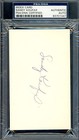 Sandy Koufax PSA DNA 1960`s Signed 3x5 Index Card Autograph