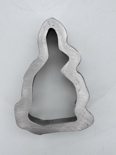 Juego de 2 cortadores de galletas de acero inoxidable - moldes diseño de conejo y oso - Imagen 3 de 14