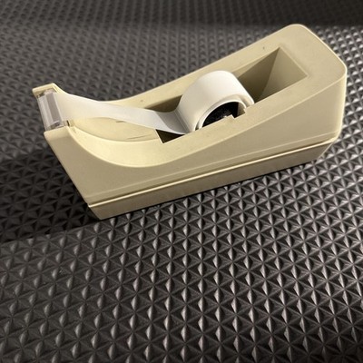Scotch - Vintage Rare Tape Desk Dispenser M Sand Weighted Retro C38 3M - 5A