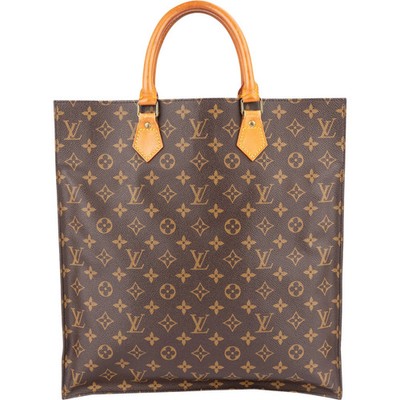 Louis Vuitton Monogram Canvas Sac Plat Handbag Tasche