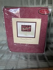 VTG WOOLRICH 100 Cotton Premium Weight Flannel Sheet Set SZ KING RED NEW IN BAG