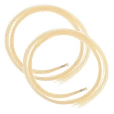 Healifty 2 Hanks Professional Violin Horse Hair Bow Mongolian Stallion Hair (...