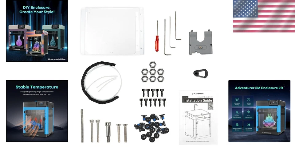 Quiet 3D Printer Enclosure for High-Temp Filaments - Image 2 of 4