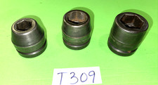 Snap-on Tools 3 Piece I Inch Drive Sae. Impact Short Sockets 78 1-18 1-14