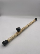 Antique Chinese Pipe Made Of Engraved Bone With Calligraphy 21&rdquo;x 1.5&rdquo; Geshias