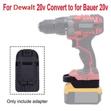 Adapter Converter For Dewalt 20V Li-ion Battery to For Bauer 20V Cordless Tools