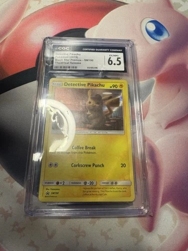 CGC 6.5 - Detective Pikachu SM190 2019 | Pokemon SM Promos