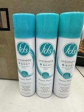 3 Pack - FDS Intimate Body Dry Deodorant Spray Shower Fresh 2 oz each