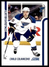 2011 Score Hockey Carlo Colaiacovo 406 St. Louis Blues