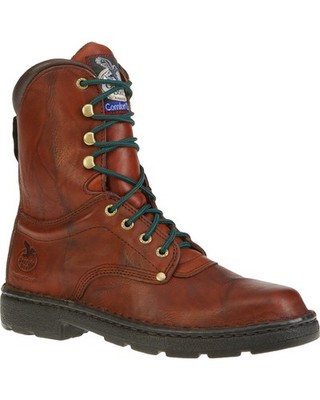 Georgia Boot Men's 8'' Eagle Light Lace-Up Work Boot - Soft Toe - G8083