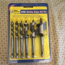 Drill Master 6 Pc. Stubby Auger Bit Set. 1/4 ...