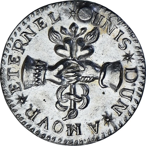 [#346533] Frankrijk, Denier à épouser, Collection Térisse, PR, Zilver, Terisse:D - Afbeelding 2 van 2