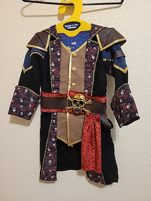 Teetot Co Pirate Halloween Costume Red/Gold Boys/ Girls  sz 5-6 New Reg. $30