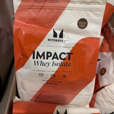 MyProtein Impact Whey Isolate 1kg Chocolate Milkshake expired 2027