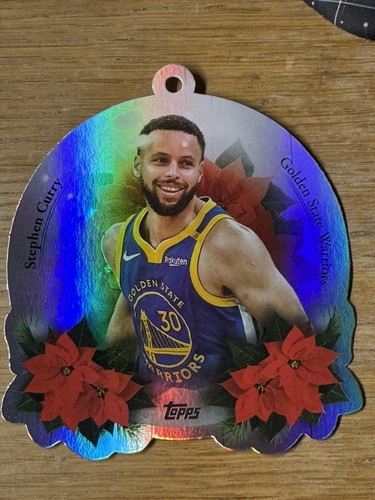 Stephen Curry #DCO-SC 2025 Topps Holiday Oversized Die-Cut Ornament card
