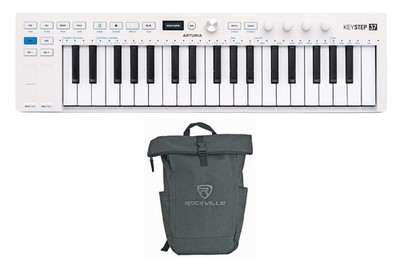 Arturia KeyStep 37 MK2 37-Key Sequencer USB MIDI Keyboard Controller+Laptop Bag